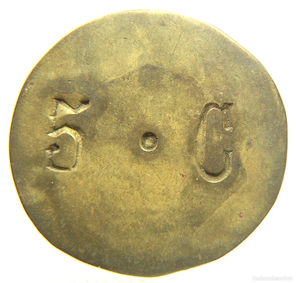 Monedas locales: FICHA DINERARIA A IDENTIFICAR VALOR 5 . C 2,8 cm - Foto 1