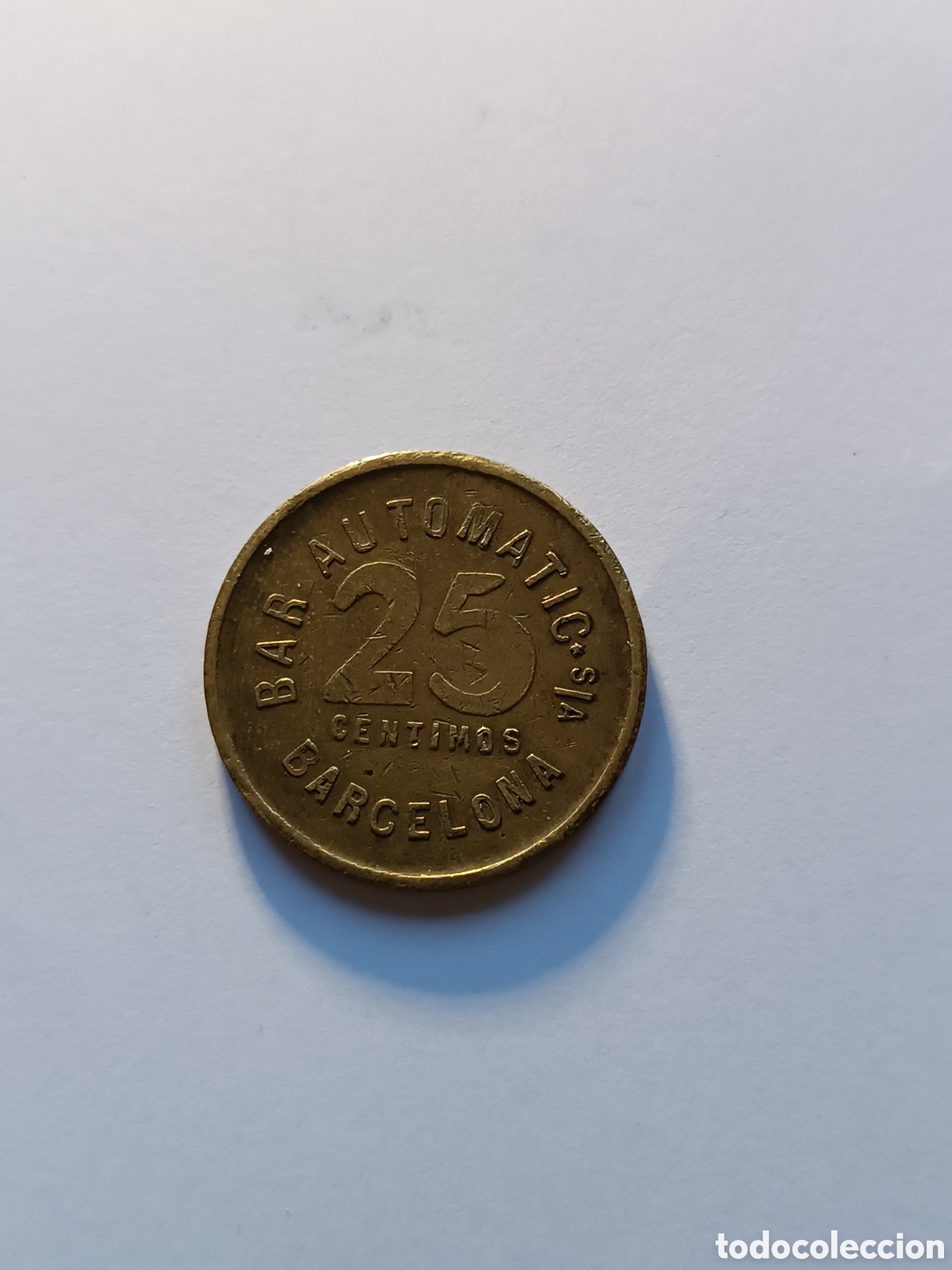 Monedas locales: Ficha bar automatic DORADA - Foto 1