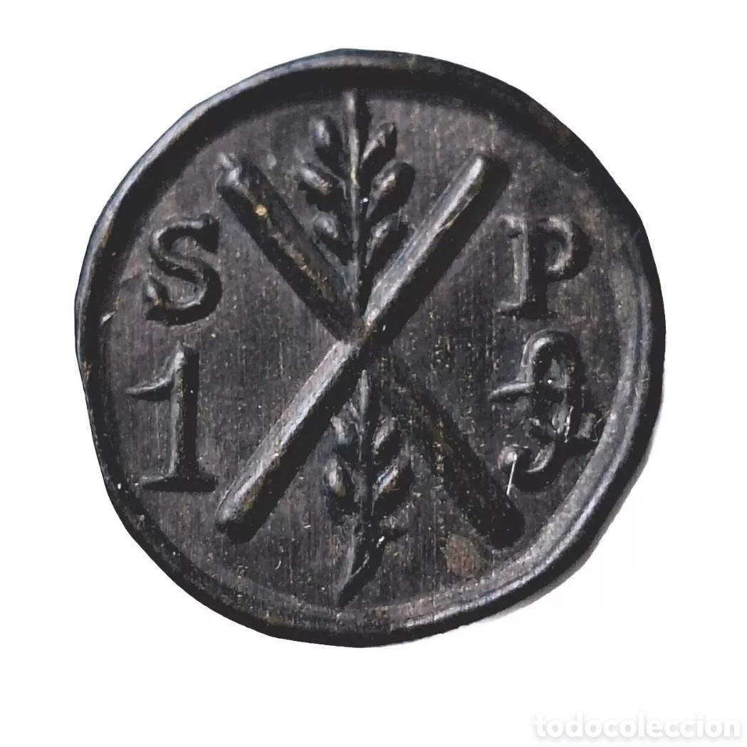 Monedas locales: MONEDA LOCAL CATALANA. PELLOFA 1 SOU.. ESPARRAGUERA. CRUS. 1527