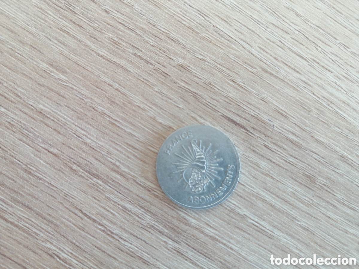 Monedas locales: Ficha de Francia a identificar - Foto 1
