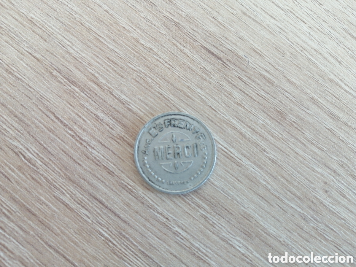 Monedas locales: Ficha Merci de Francia - Foto 2