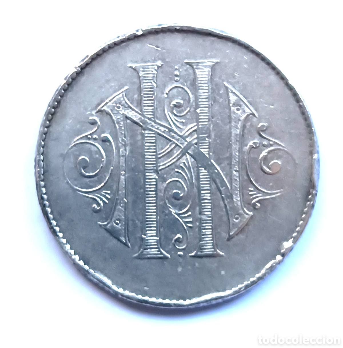 Monedas locales: ♤ Ficha casino dos pesetas - Foto 2