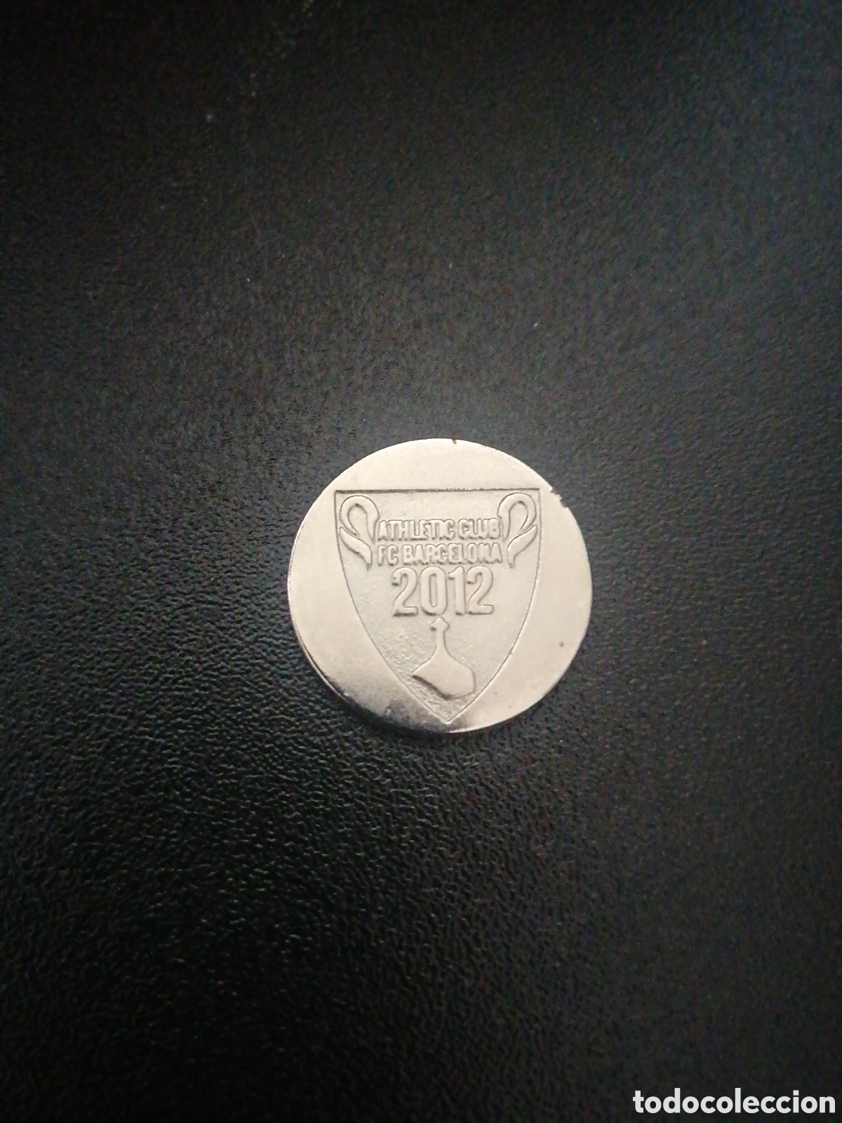 Monedas locales: Ficha 1 euro Athletic Bilbao. Final Copa 2012 - Foto 2