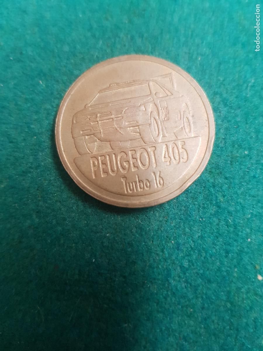 Monedas locales: FICHA TOKEN JETON-PEUGEOT 405 - Foto 1