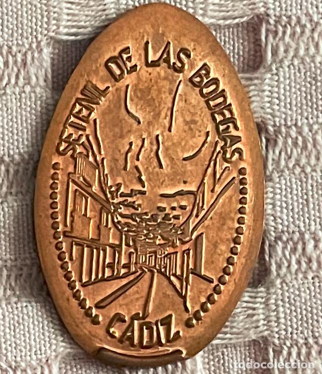 Monedas locales: Moneda elongada &rdquo;SETENIL DE LAS BODEGAS C&Aacute;DIZ&rdquo; - Foto 1
