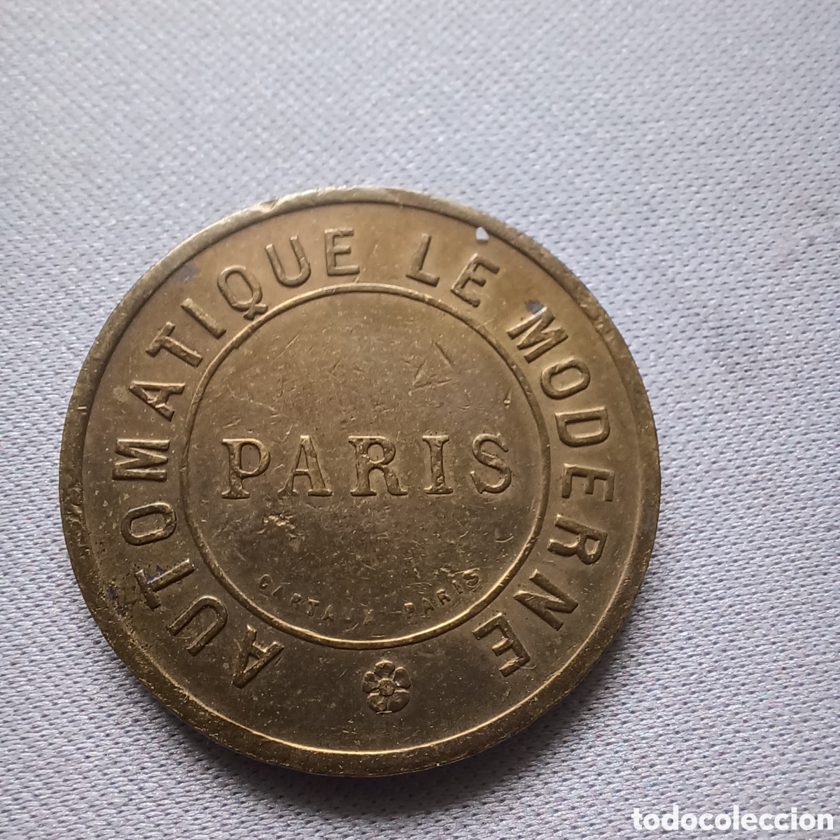 Monedas locales: FICHA FRANCESA 10 CENTIMOS PARIS- CONSUMICION- - Foto 1