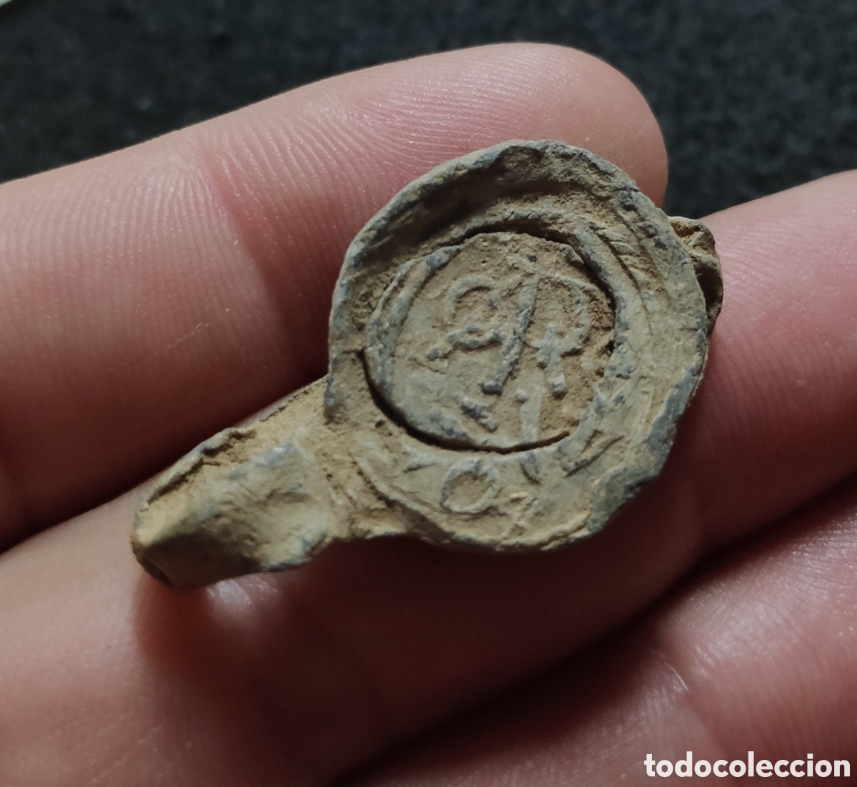 Monedas locales: PRECINTO SELLO PLOMO MARCHAMO ADUANA A IDENTIFICAR - Foto 2