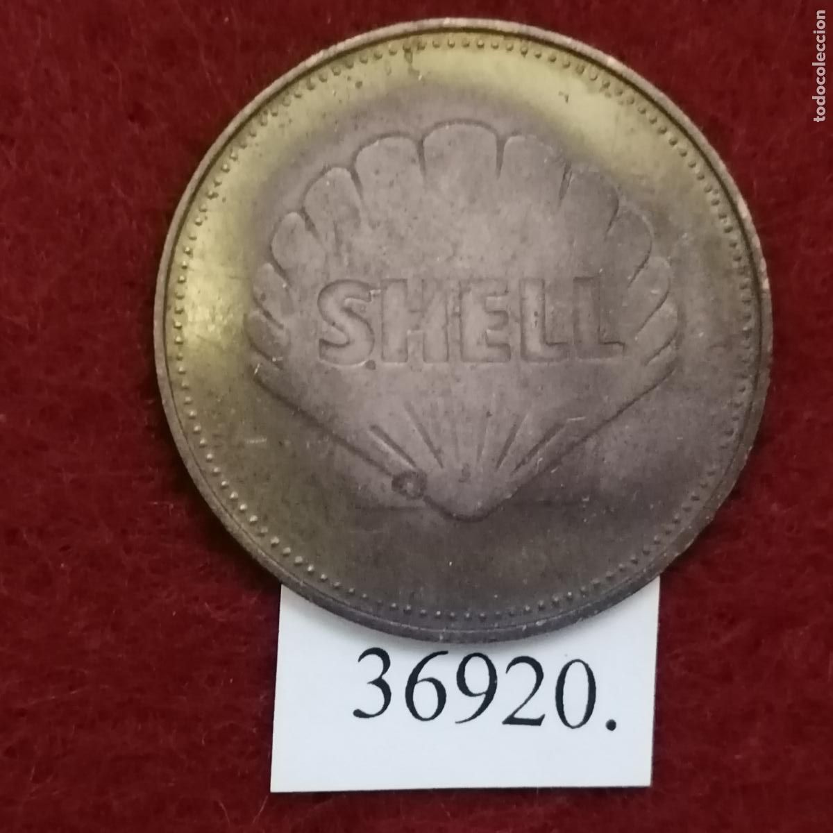 Monedas locales: Ficha SHELL, Apolo 8, token, jeton. - Foto 2