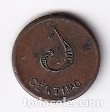 Monedas locales: FICHA DE 1 CENTIMO DE LA COOPERATIVA MILITAR DE BARCELONA B - Foto 2