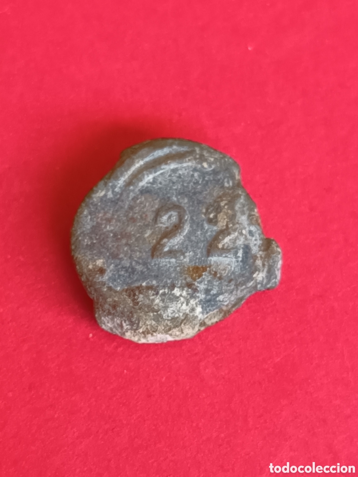 Monedas locales: ANTIGUO MARCHAMO A IDENTIFICAR. RVI 22. - Foto 2