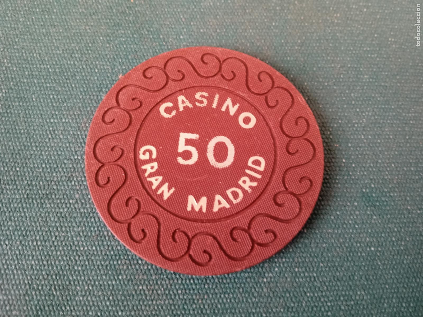 Moedas locais: CASINO GRAN MADRID FICHA 50