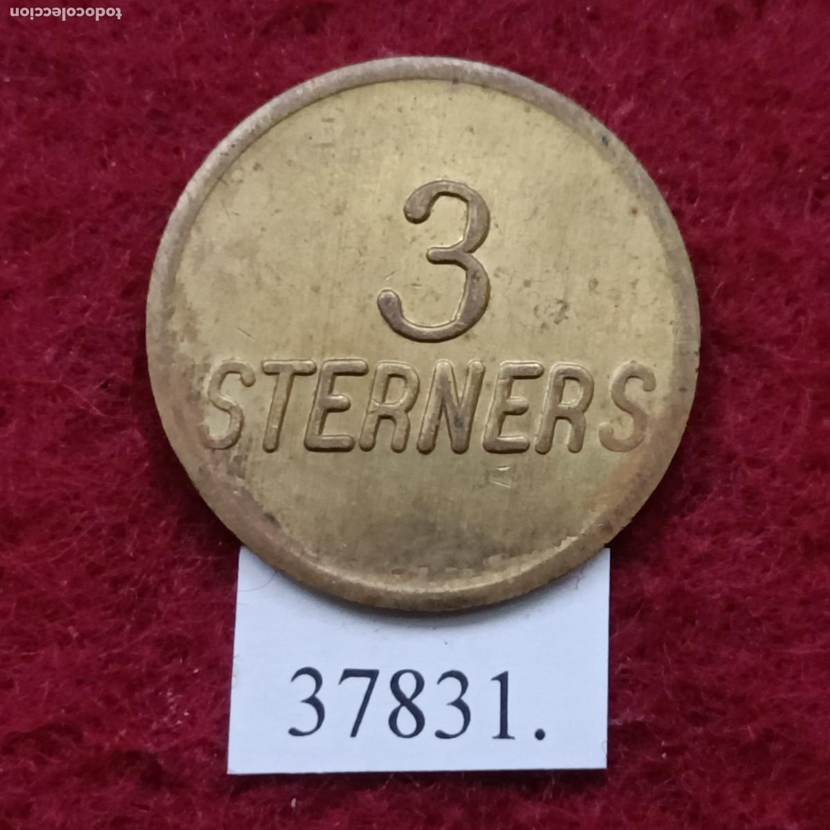 Monedas locales: Ficha 3 sterners, token, jeton - Foto 1