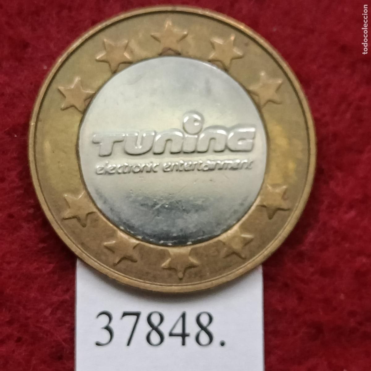 Monedas locales: Ficha Tuning, token, jeton. Bimetalica - Foto 2