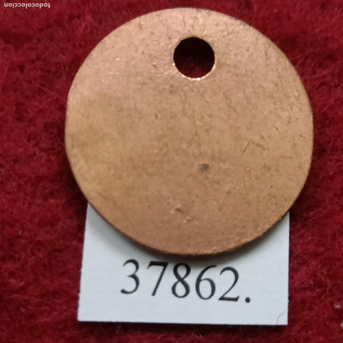 Monedas locales: Ficha copper label, token, jeton. - Foto 2