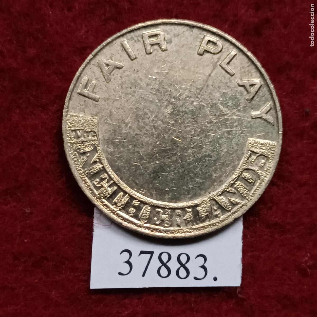 Monedas locales: ficha Holanda Fair Play, token, jet&oacute;n - Foto 2