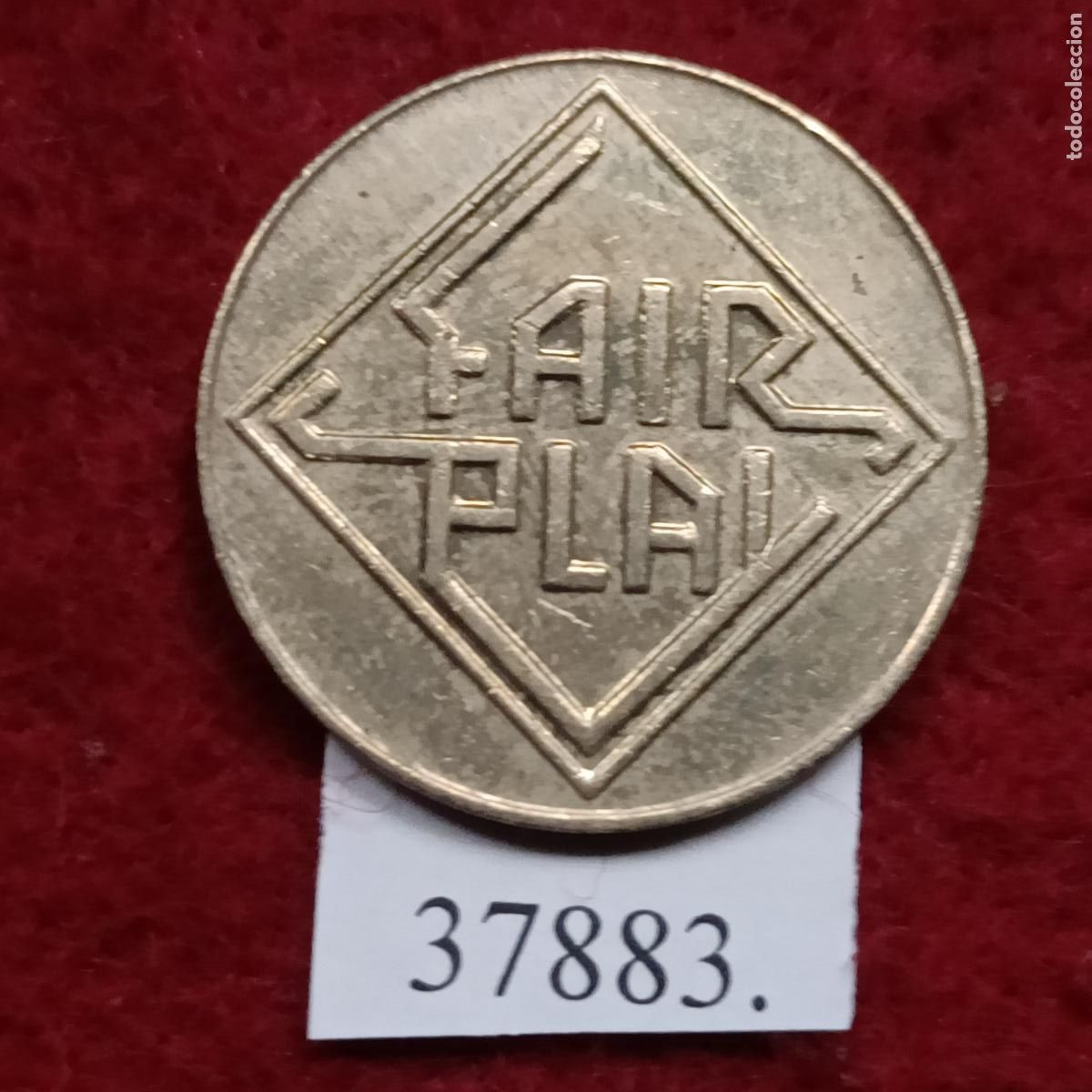Monedas locales: ficha Holanda Fair Play, token, jet&oacute;n - Foto 1