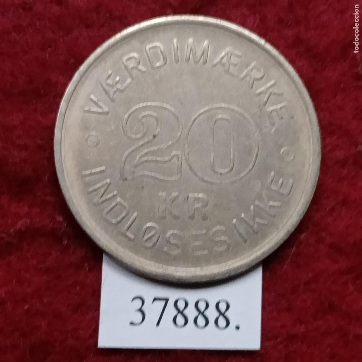Monedas locales: ficha Dinamarca , token, jet&oacute;n - Foto 2