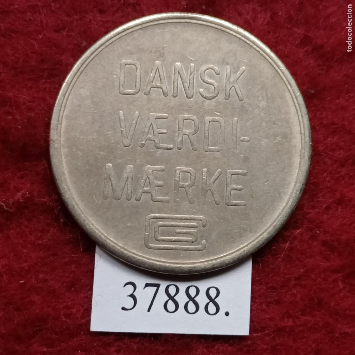 Monedas locales: ficha Dinamarca , token, jet&oacute;n - Foto 1