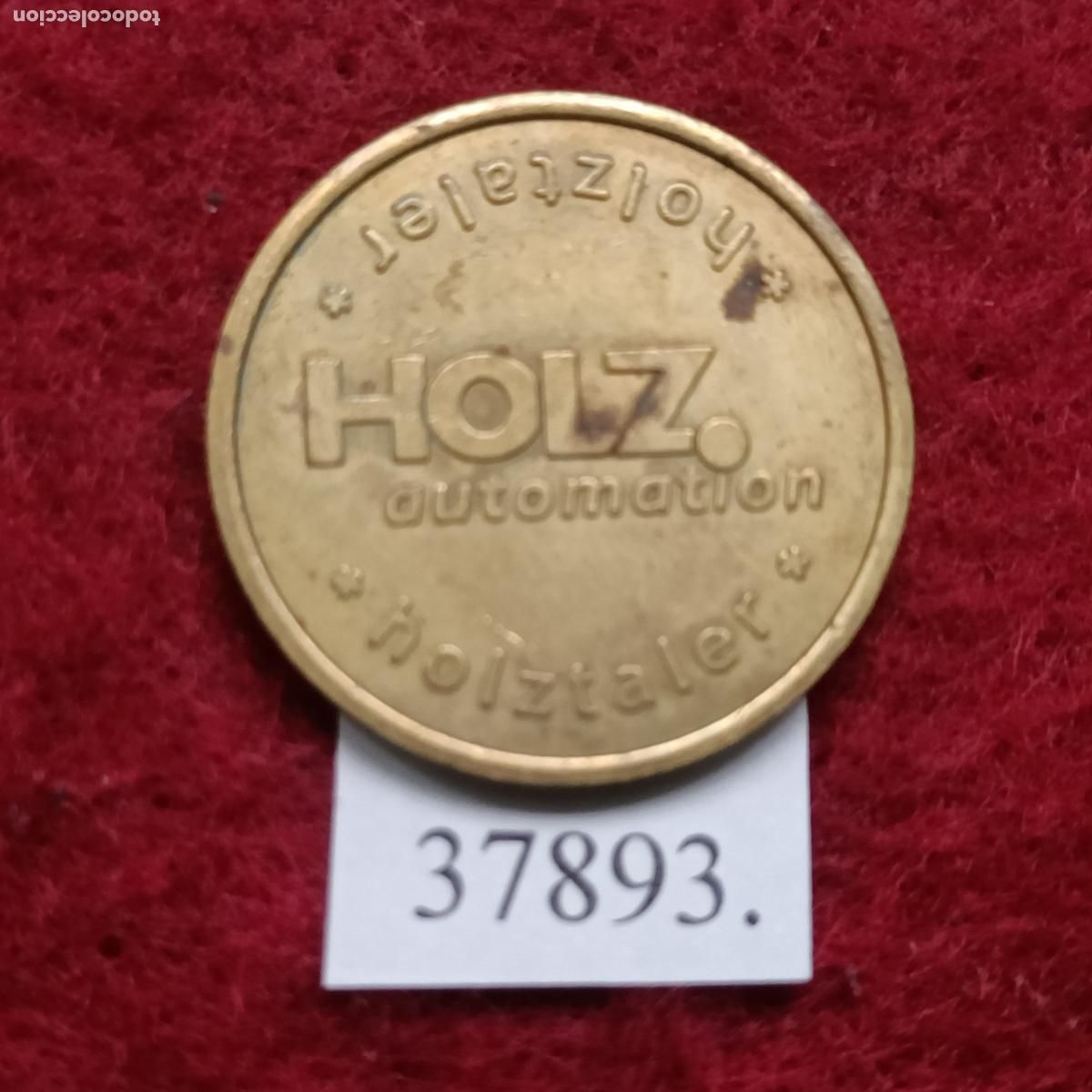 Monedas locales: ficha Alemania Holz, token, jet&oacute;n. - Foto 1
