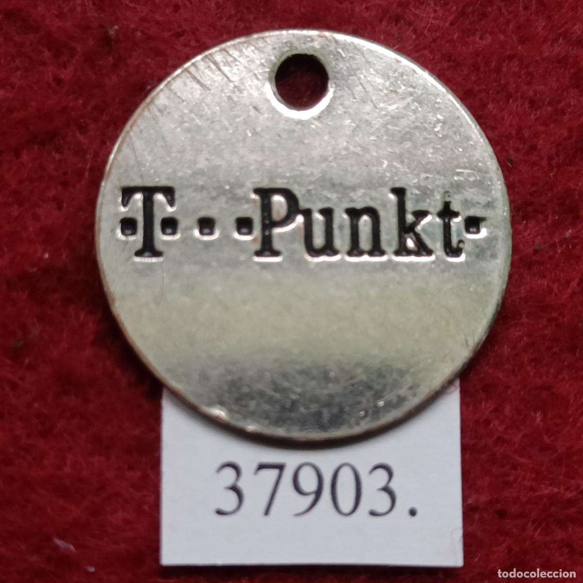 Monedas locales: ficha T Punkt, token, jet&oacute;n. - Foto 1