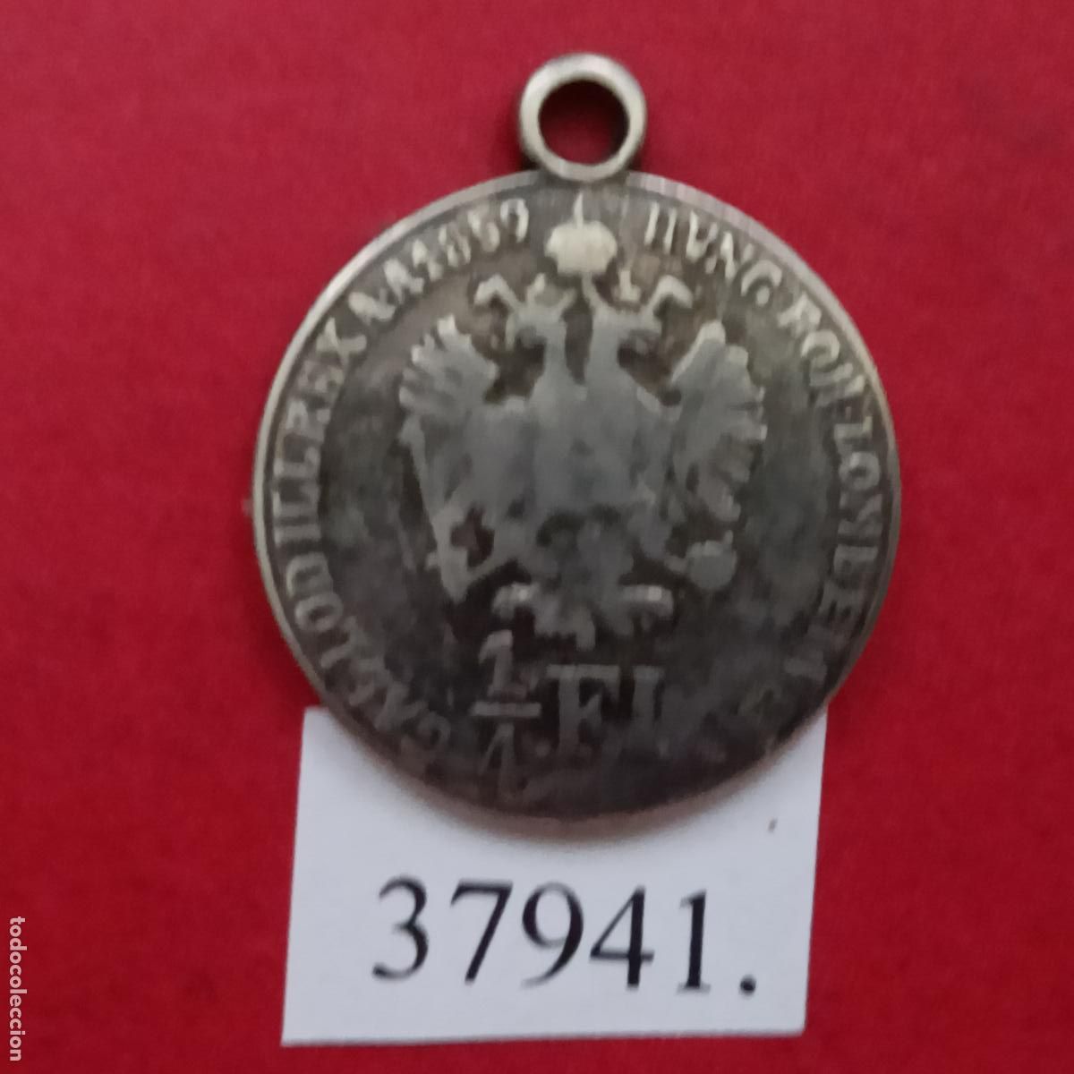 Monedas locales: Medalla replica 1/4 flor&iacute;n Austria - Foto 2