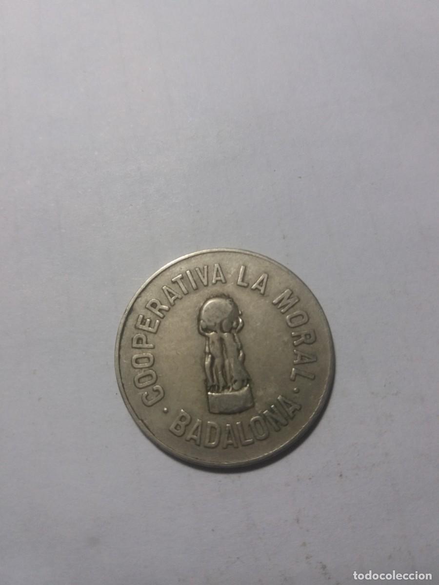 Monedas locales: Ficha Cooperativa LA MORAL - Badalona - Foto 1