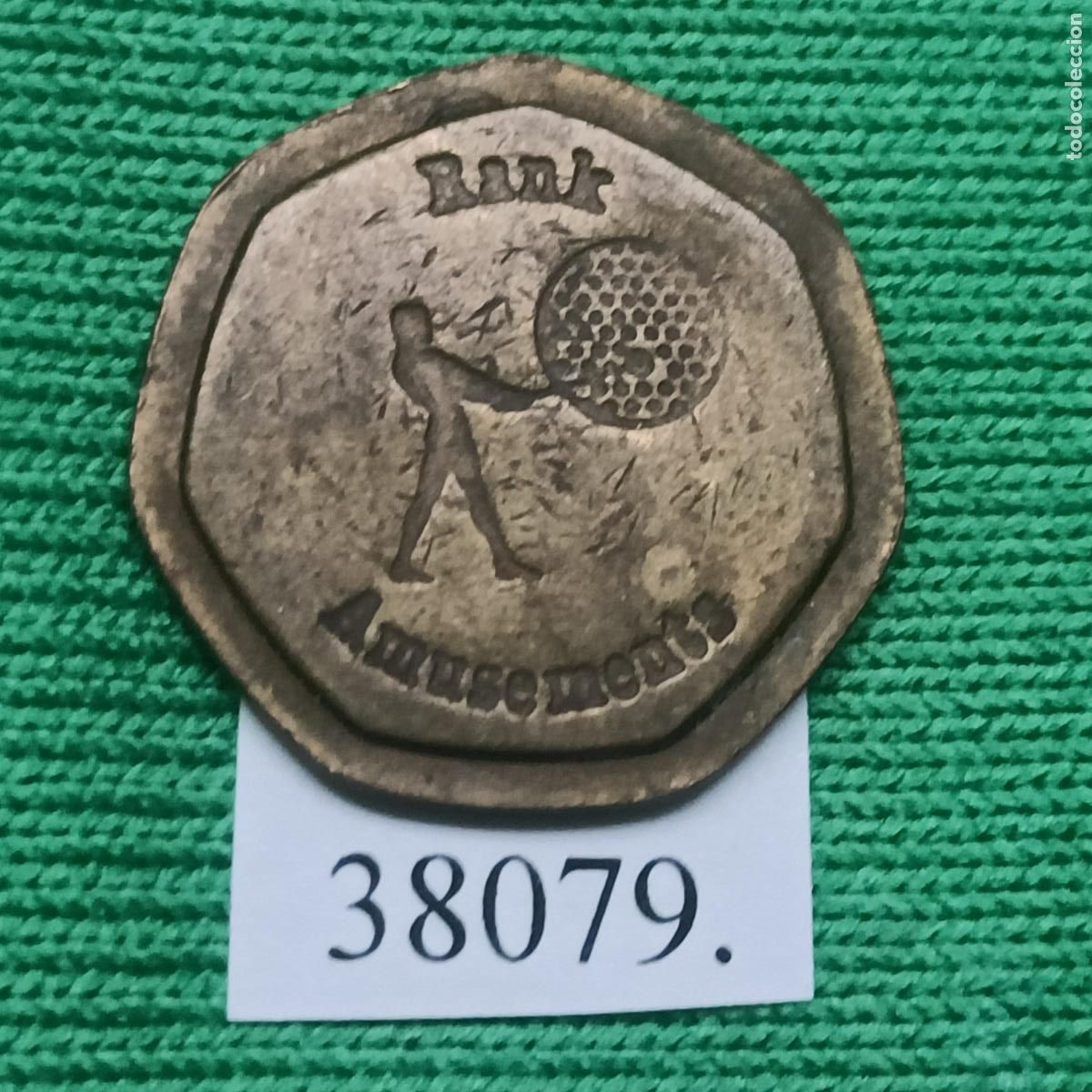 Monedas locales: Ficha golf, bank amusements, token, jeton - Foto 1