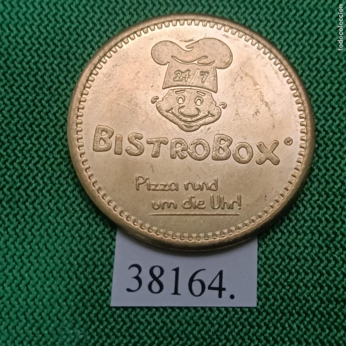 Monedas locales: ficha BistroBox pizza, 1 geld, token, jet&oacute;n - Foto 1