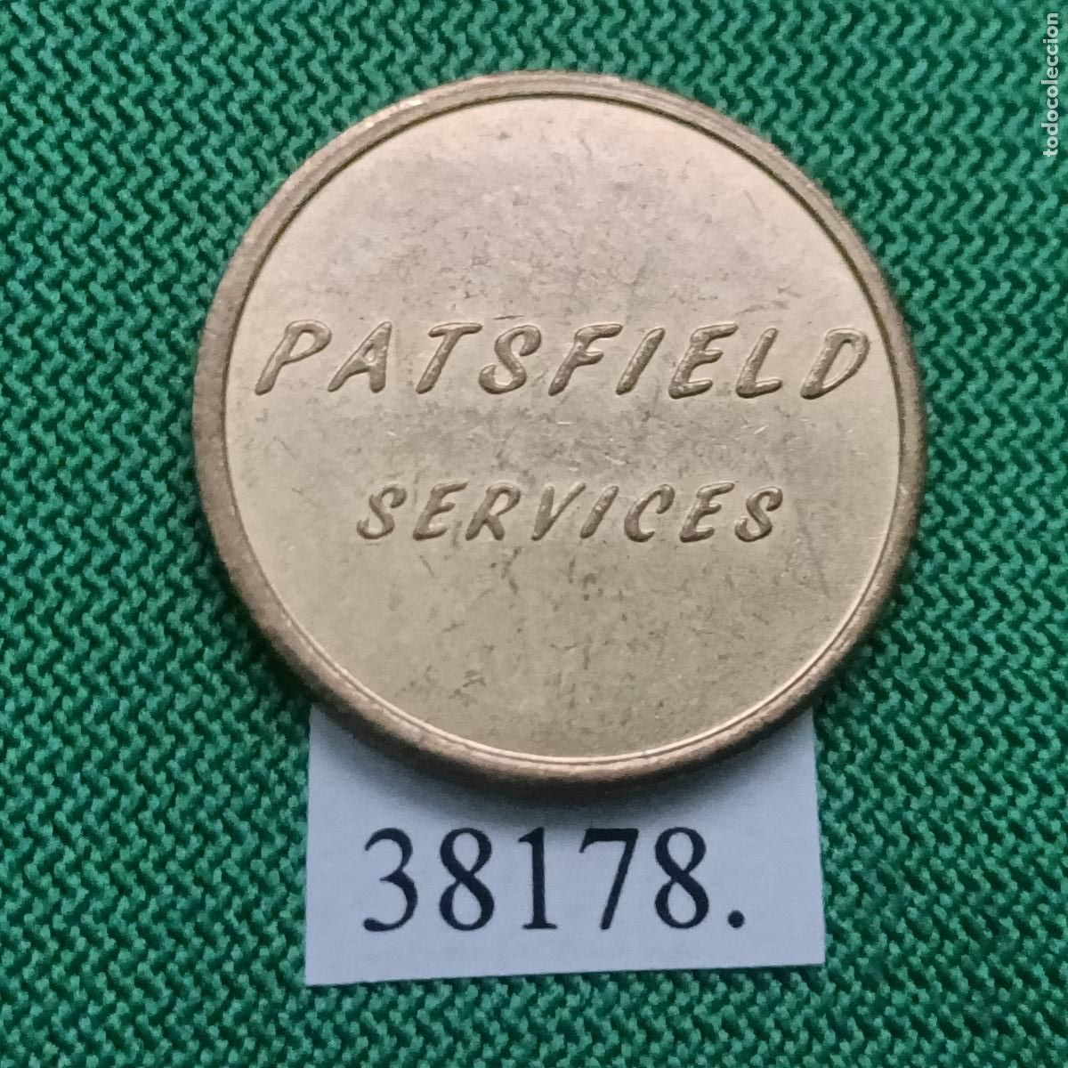 Monedas locales: ficha Singapur, Patsfield services, token, jet&oacute;n. - Foto 1