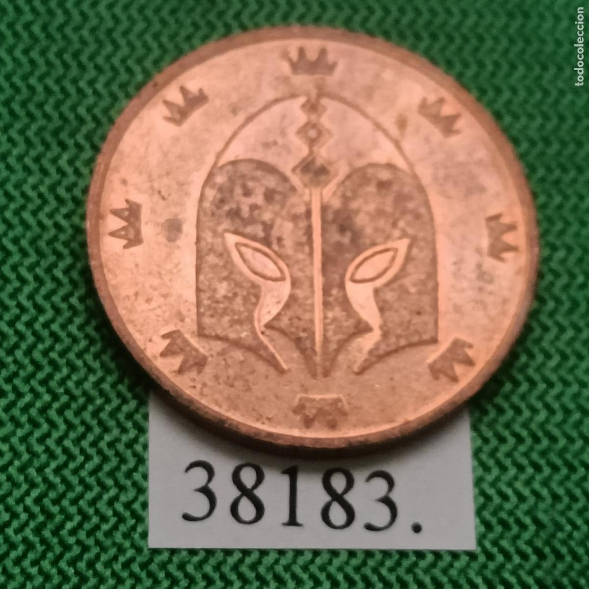 Monedas locales: ficha Mythossa Liveron, token, jet&oacute;n. - Foto 1