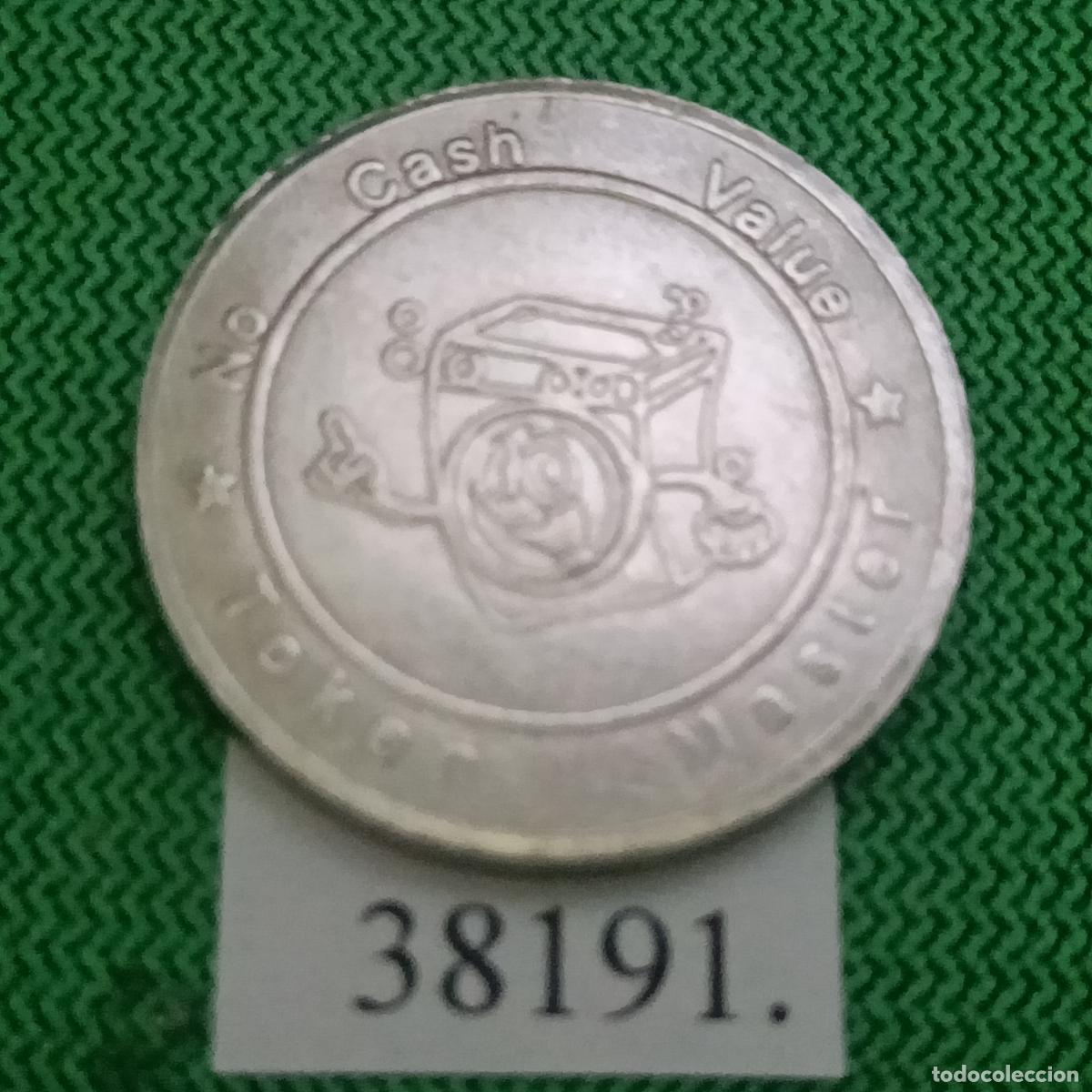 Monedas locales: ficha lavadora, token, jet&oacute;n. - Foto 1