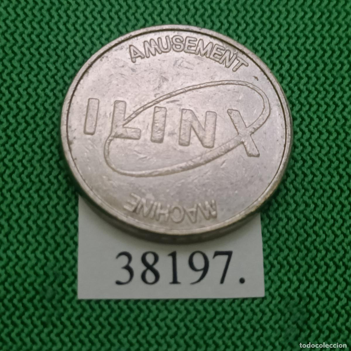 Monedas locales: ficha Etomac ilinx machine, token, jet&oacute;n. - Foto 2
