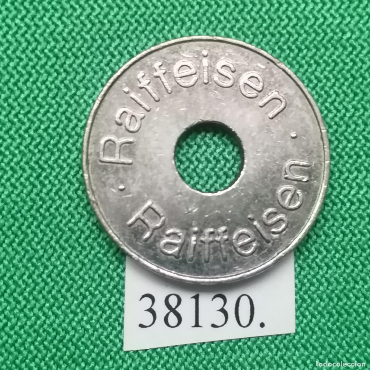 Monedas locales: ficha Raiffeisen, token, jet&oacute;n. - Foto 1