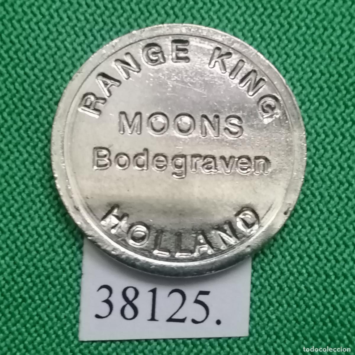 Monedas locales: ficha Holanda, Range King Moons Bodegraven, token, jet&oacute;n. - Foto 1
