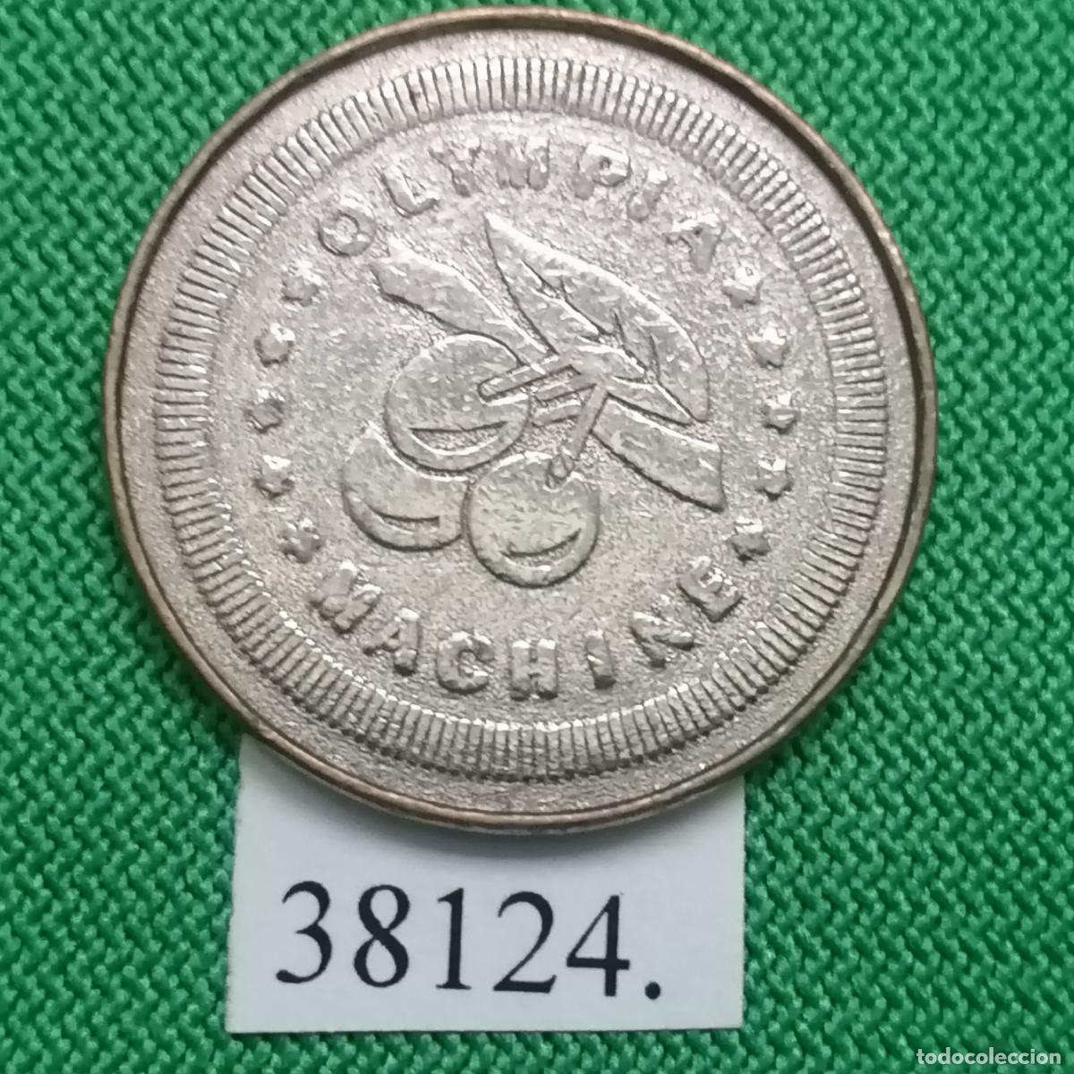 Monedas locales: ficha Olympia Machine, token, jet&oacute;n. - Foto 1