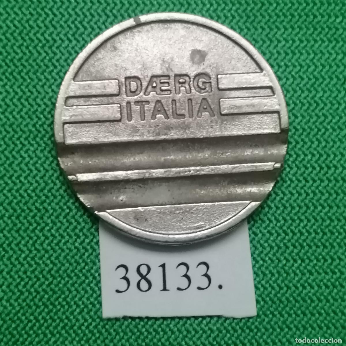 Monedas locales: ficha Italia, Daerg, token, jet&oacute;n. - Foto 2