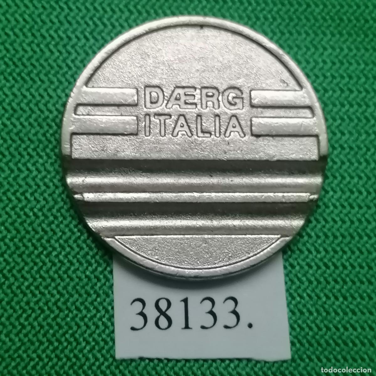 Monedas locales: ficha Italia, Daerg, token, jet&oacute;n. - Foto 1