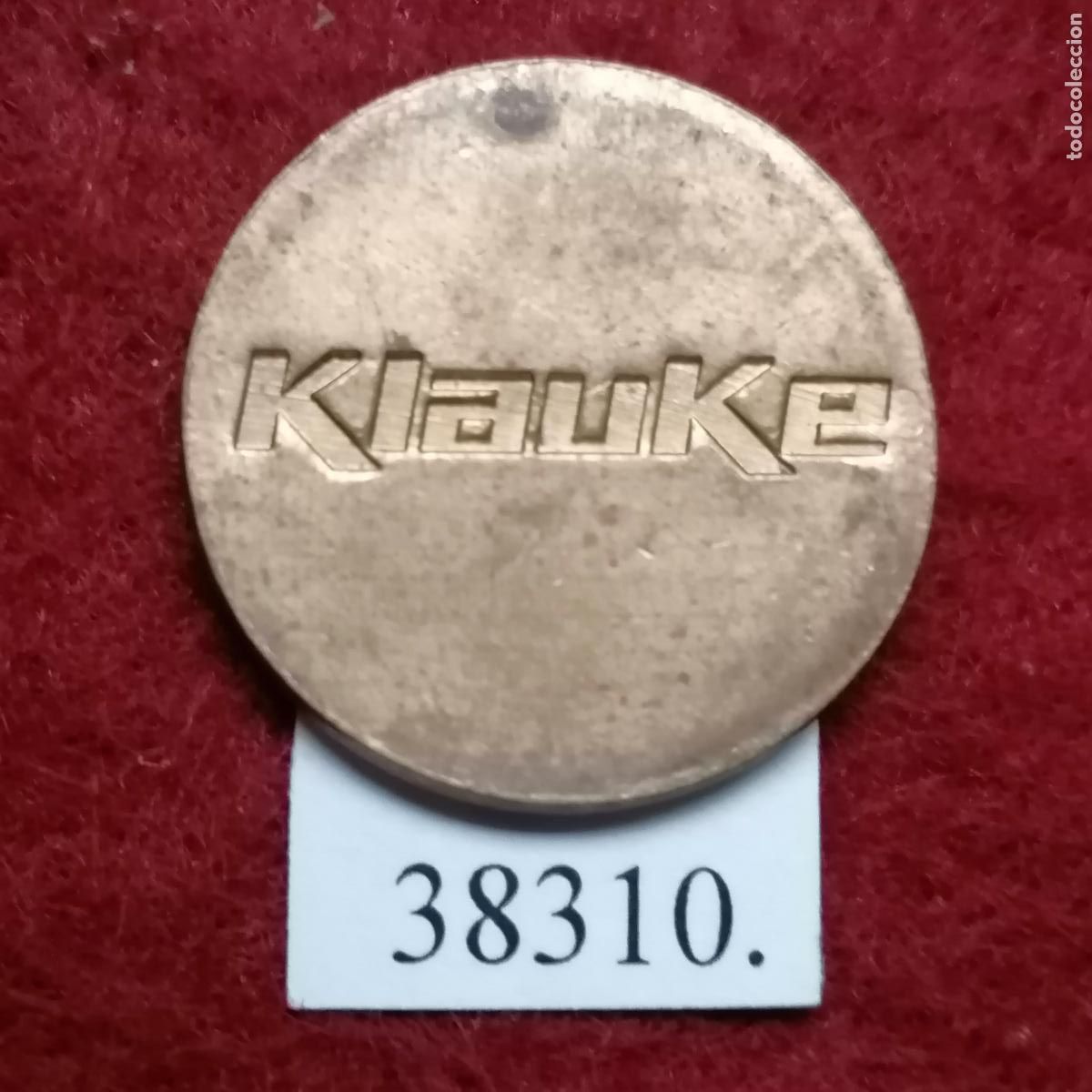 Monedas locales: Ficha Klauke mini, token, jet&oacute;n - Foto 2