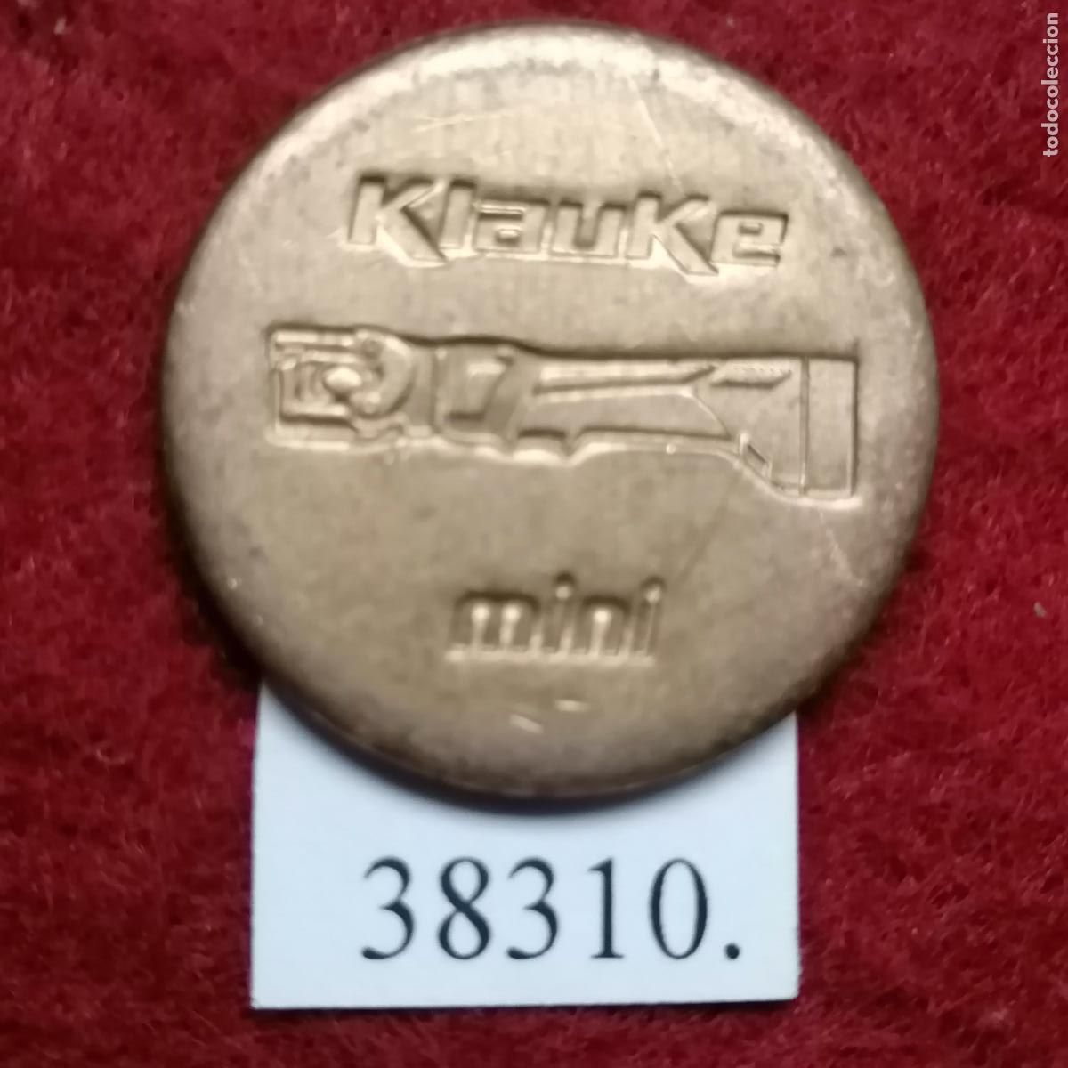 Monedas locales: Ficha Klauke mini, token, jet&oacute;n - Foto 1