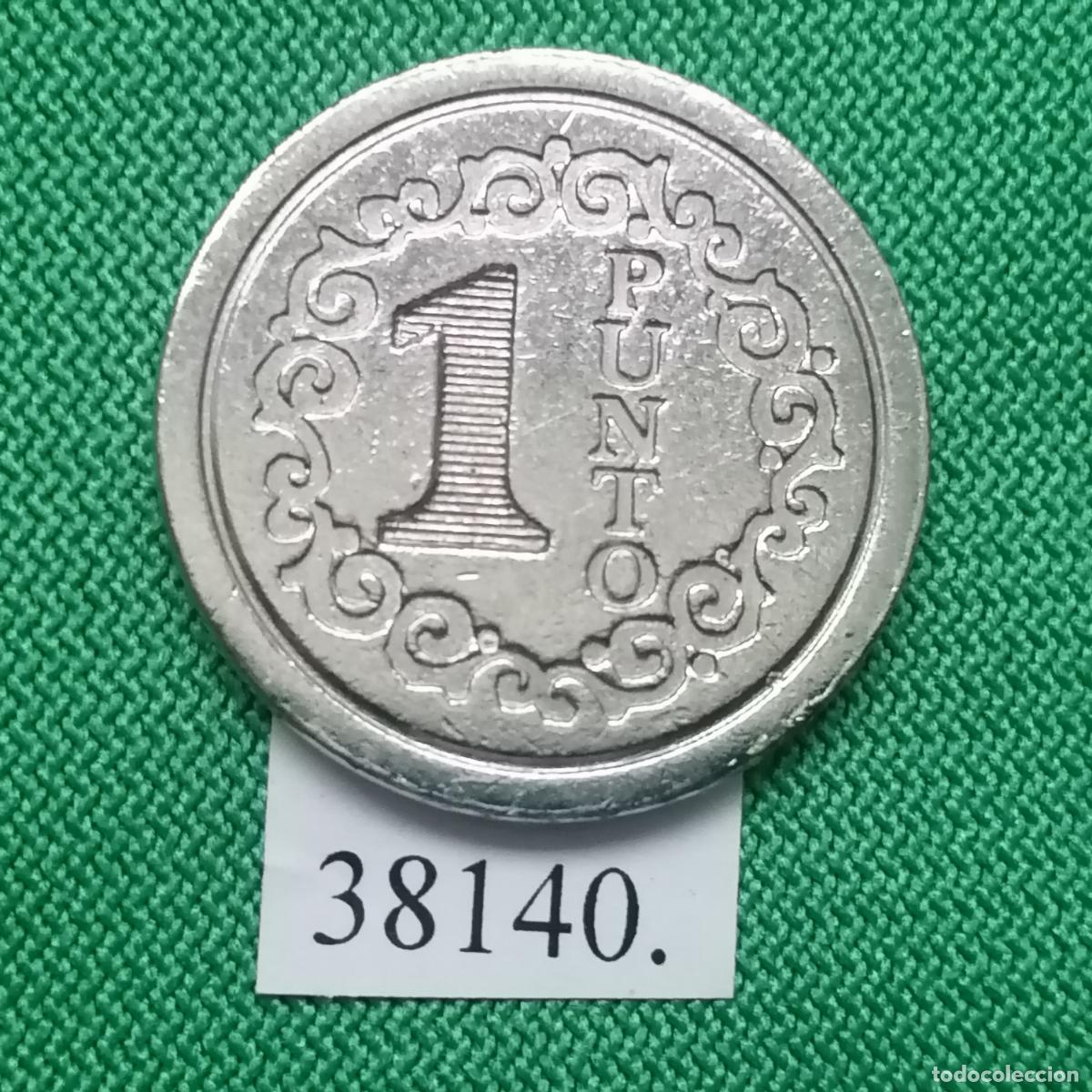 Monedas locales: Ficha 1 punto, token, jet&oacute;n - Foto 1