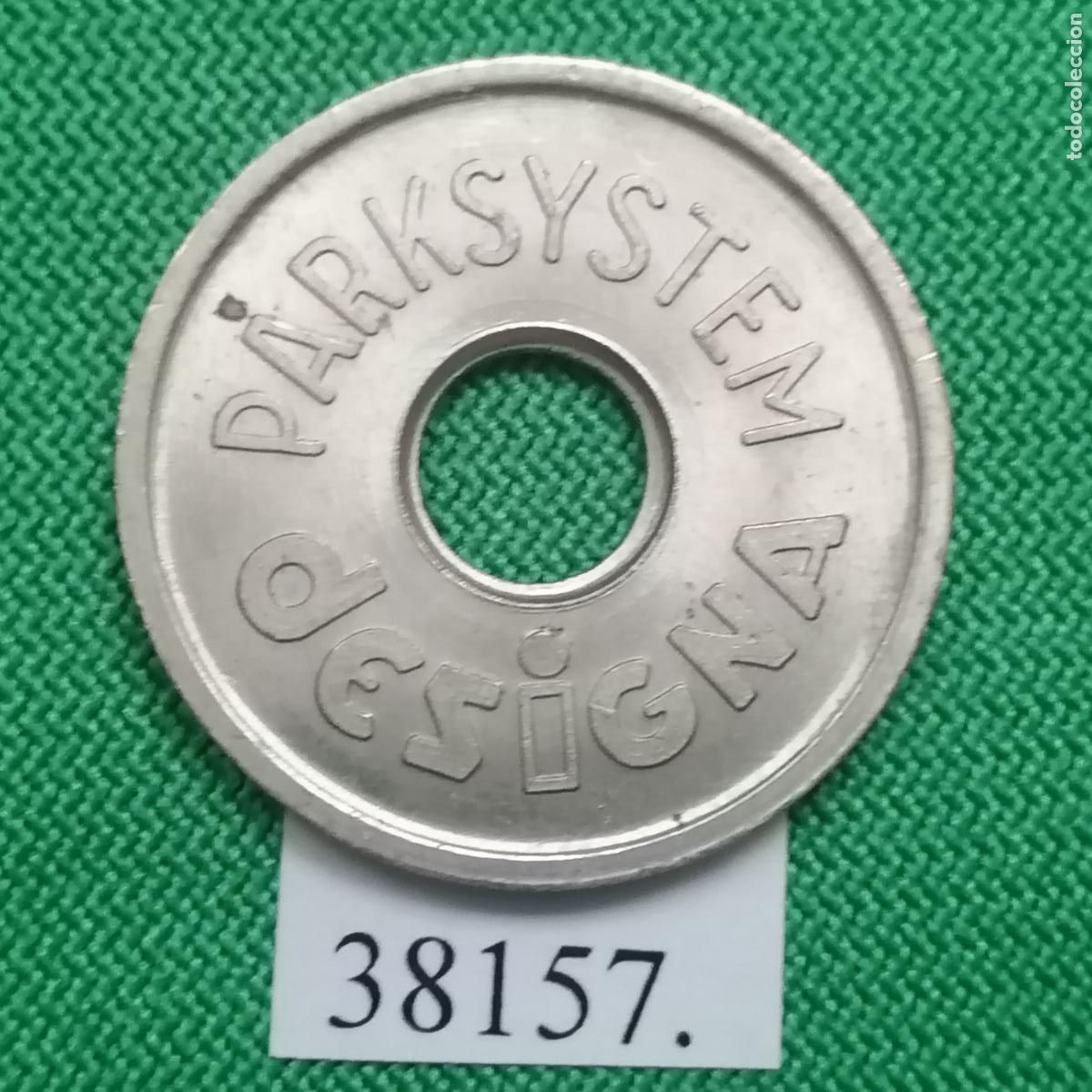 Monete locali: Ficha Designa parksystem, token, jet&oacute;n.