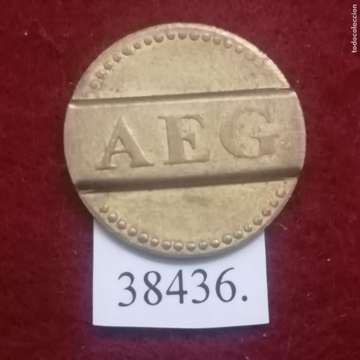 Monedas locales: Ficha AEG, Autolavado, token, jeton - Foto 1