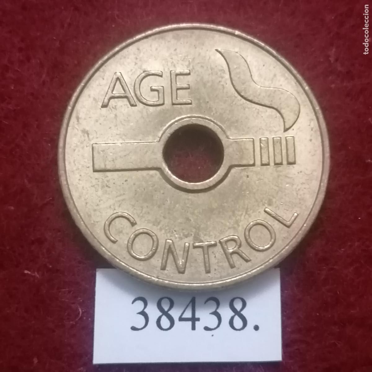 Moedas locais: Ficha AGE control, token, jeton