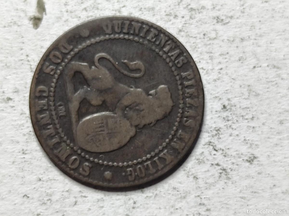 Monedas locales: MONEDA DE 2 C&Eacute;NTIMOs DE 1870 - Foto 3