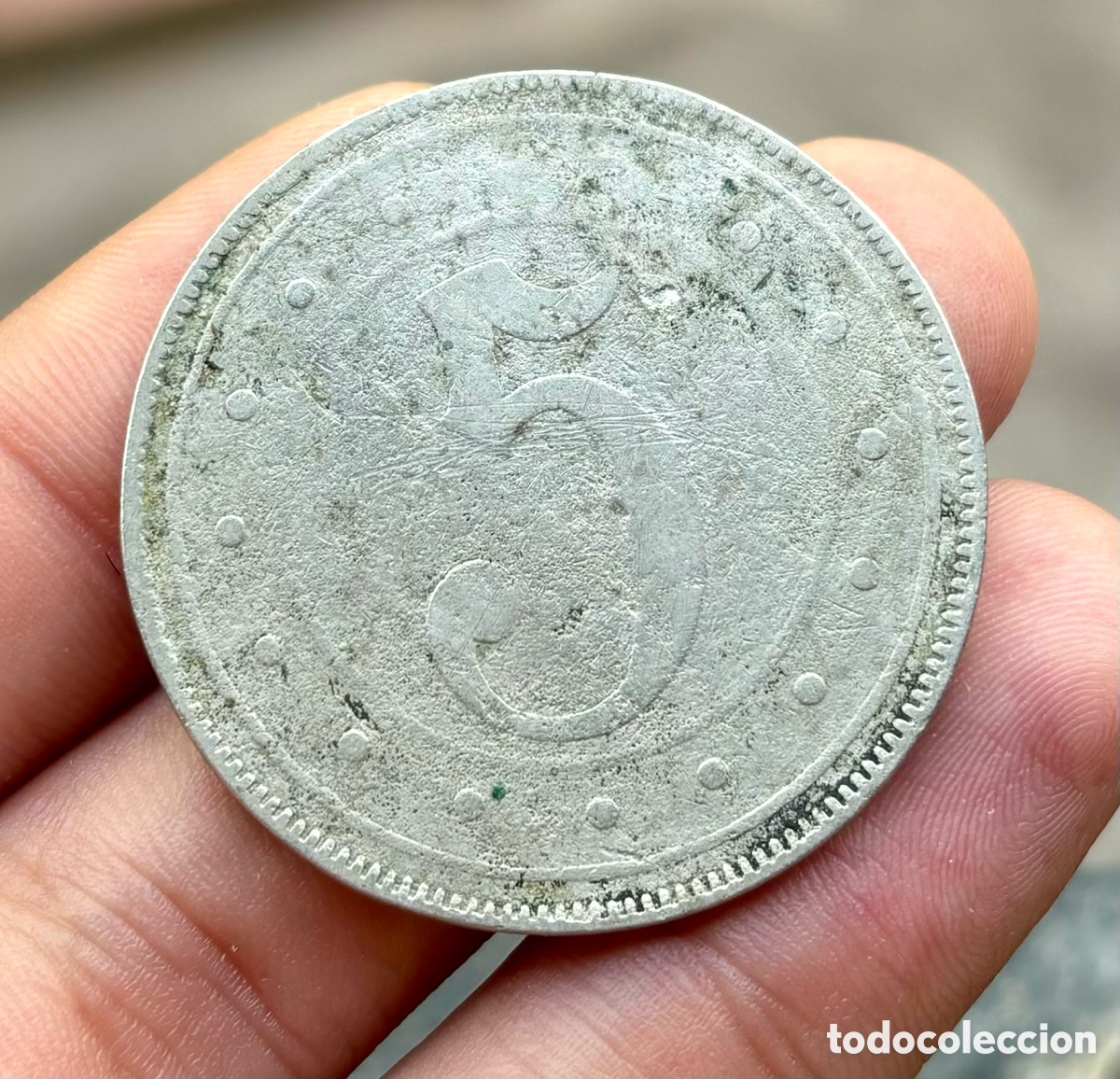 Monedas locales: Ficha 5 Pesetas Rodriguez Vila - Foto 2
