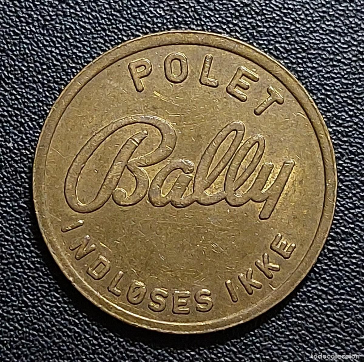 Monedas locales: Dinamarca Ficha Bally Polet (MBC) - Foto 1