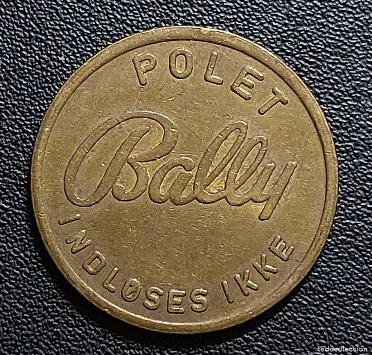 Monedas locales: Dinamarca Ficha Bally Polet (MBC) - Foto 2
