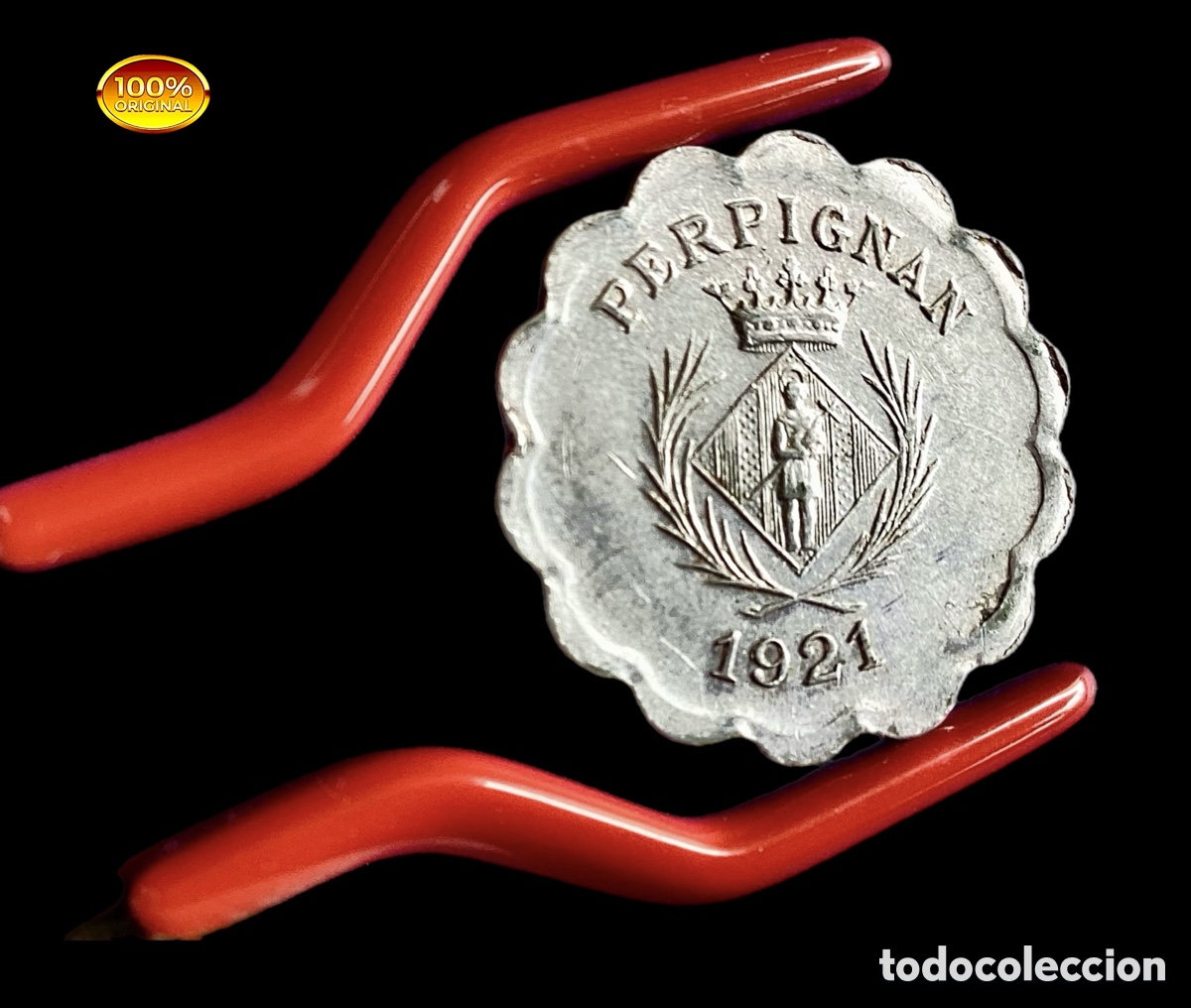 Monedas locales: PERPI&Ntilde;AN 1921 ☆ 25 CENTIMOS . MONEDA LOCAL - Foto 1