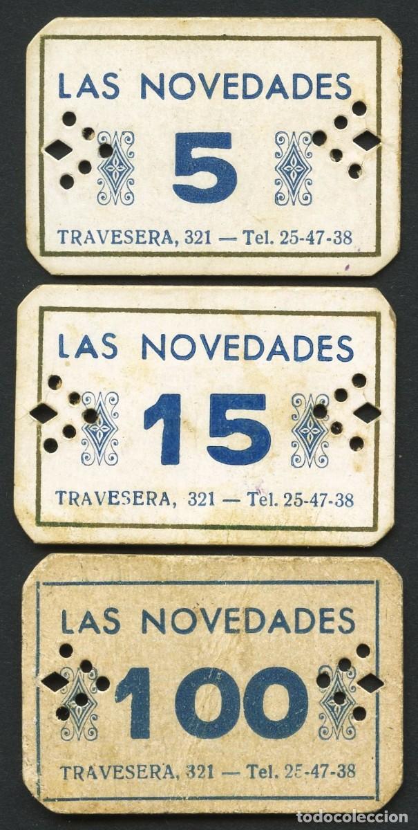 Lokalw&auml;hrung: VALES, MONEDA CART&Oacute;N, LAS NOVEDADES, TEJIDOS, SEDAS Y LANAS, 3 VALORES