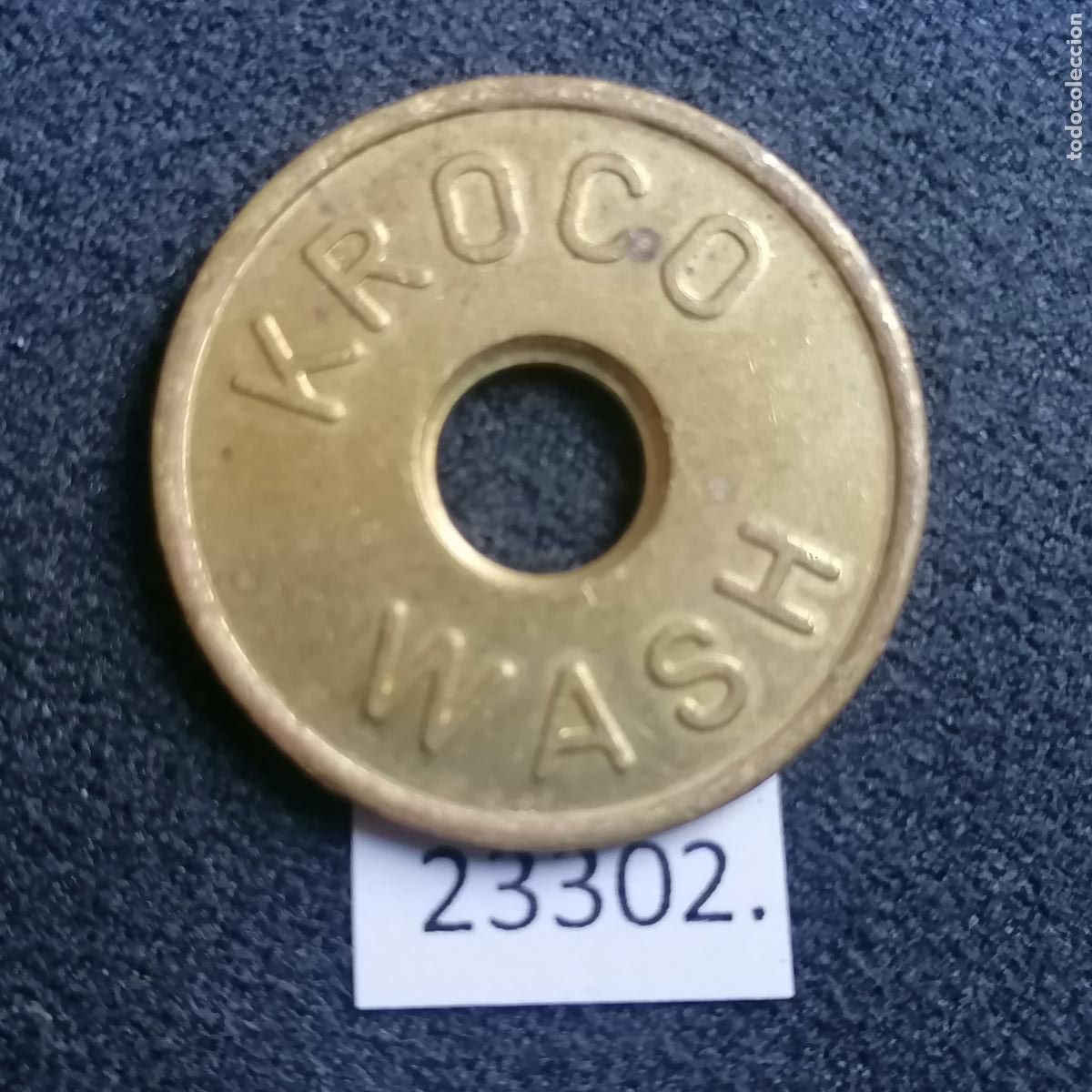 Monedas locales: Ficha autolavado, token, jet&oacute;n - Foto 1